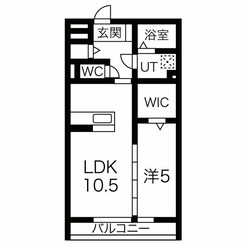 メゾン・ド・クルーの物件間取画像